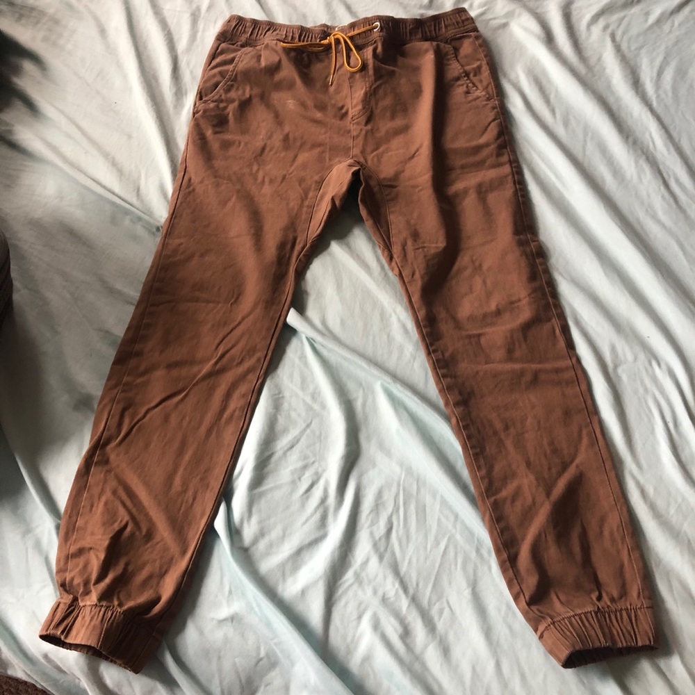 Brown joggers